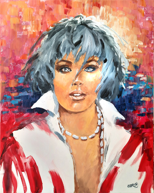 Femina 4 - Tableau à l'acrylique sur toile