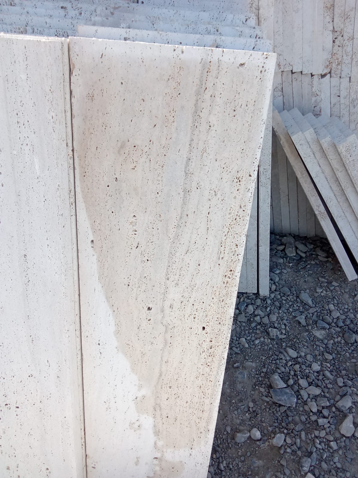 White filter Italian travertine 