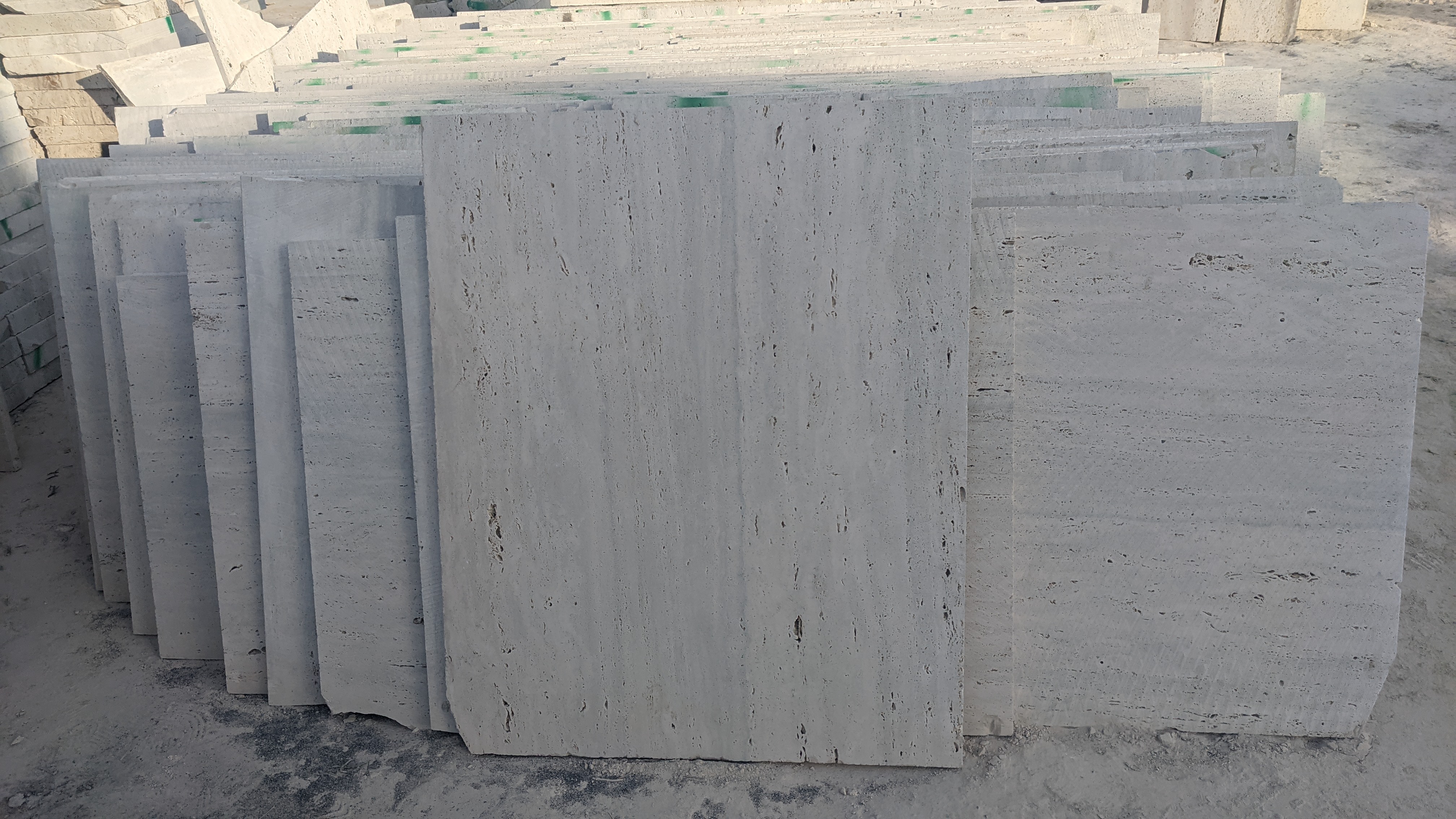 Premium Italian travertine counter 