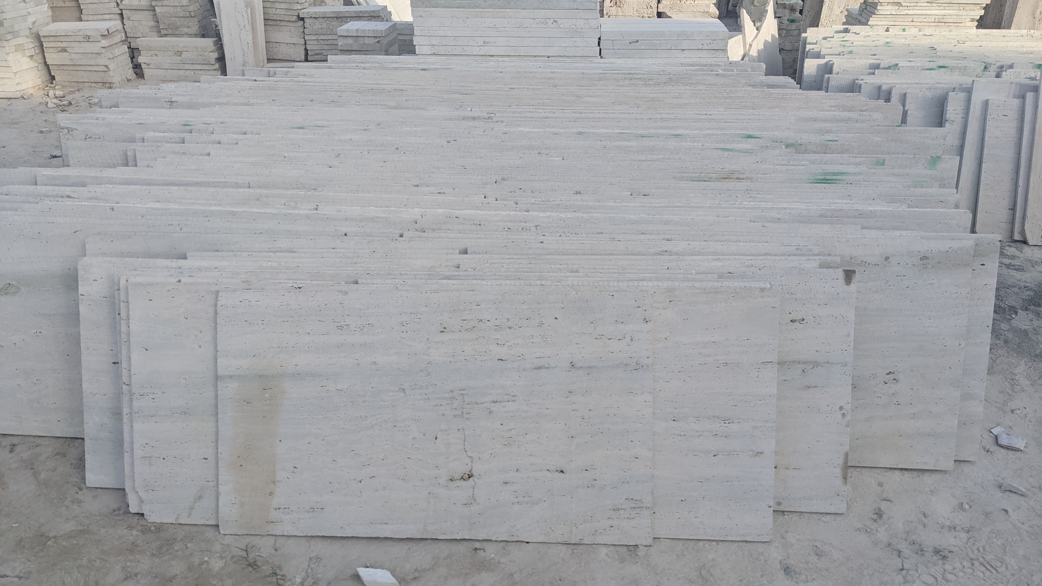 Premium Italian travertine counter 