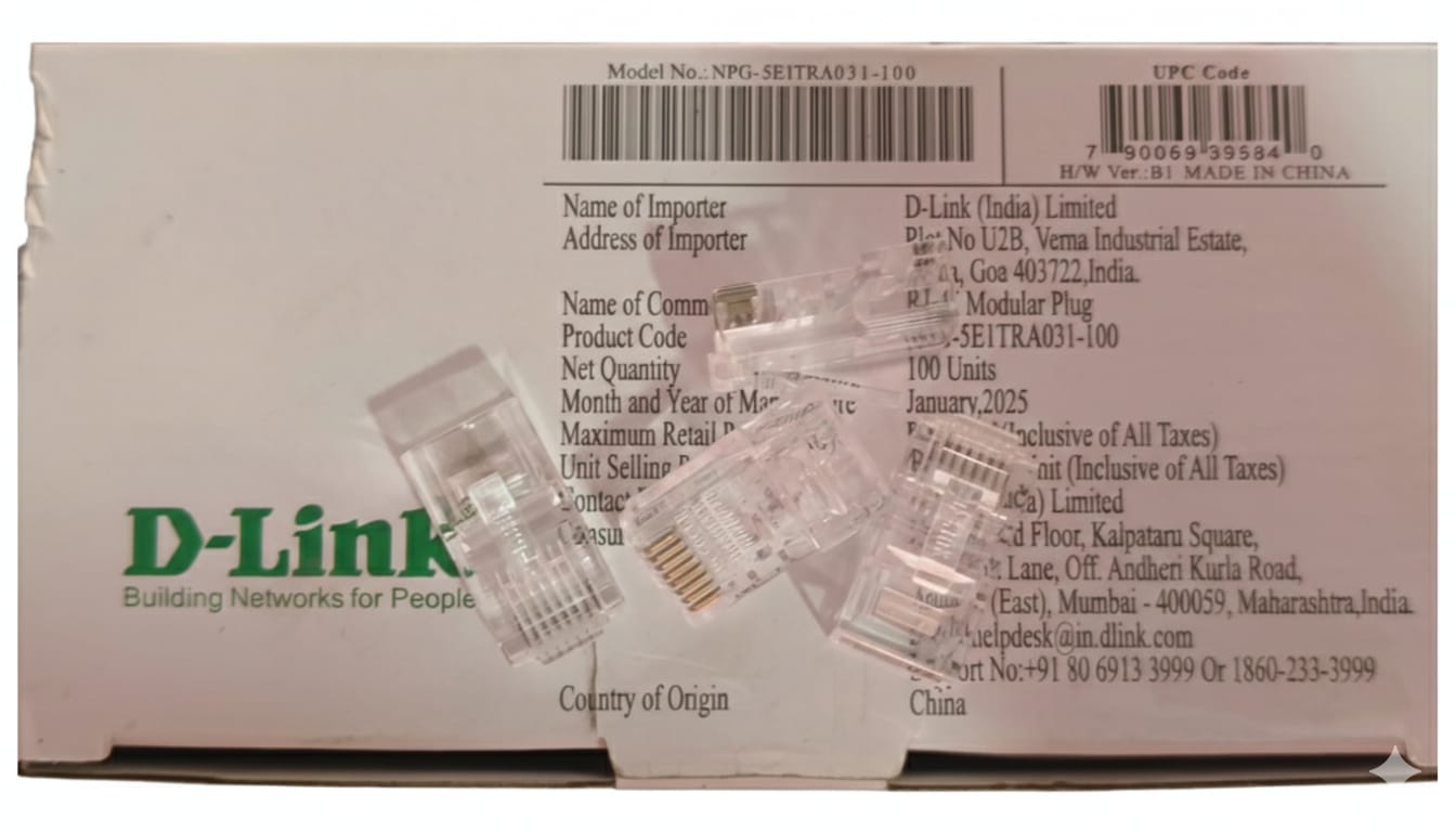D-Link RJ-45 Modular Plug 100 