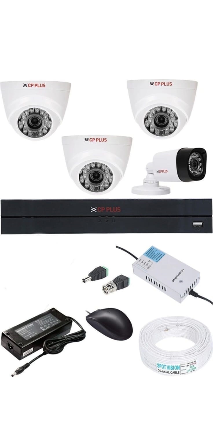CP Plus CCTV Security Camera Kit