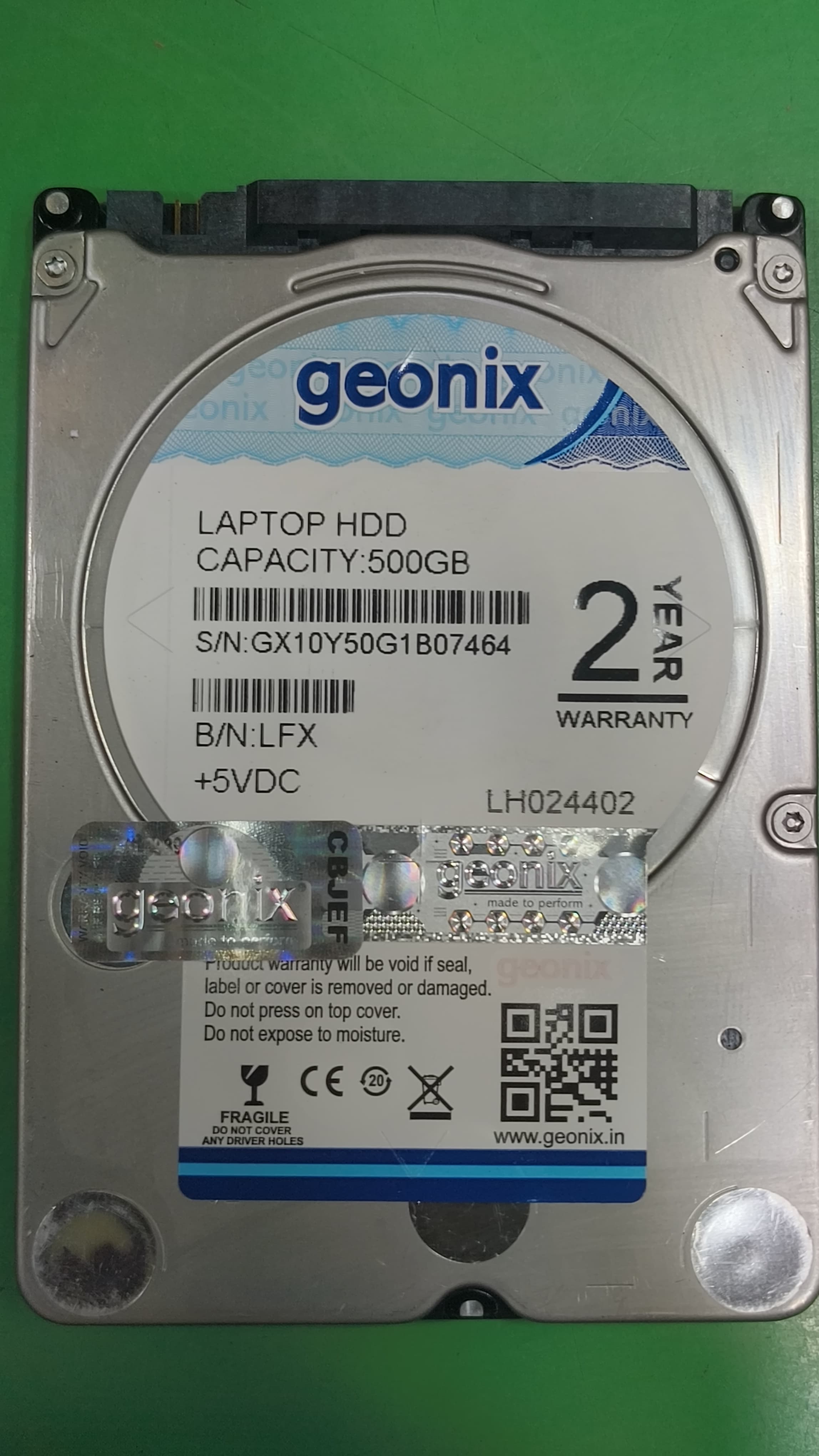Geonix 500GB Laptop HDD