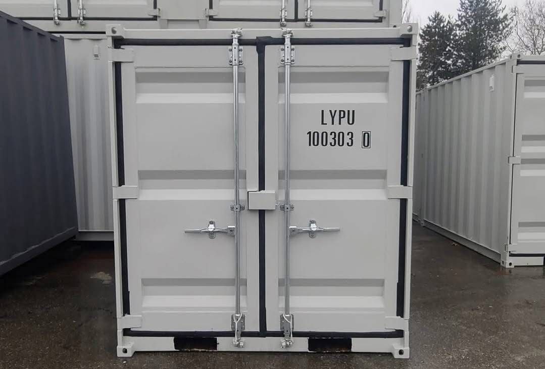 Contenedor Marítimo de 8 Pies Nuevo – Blanco (RAL 9010)