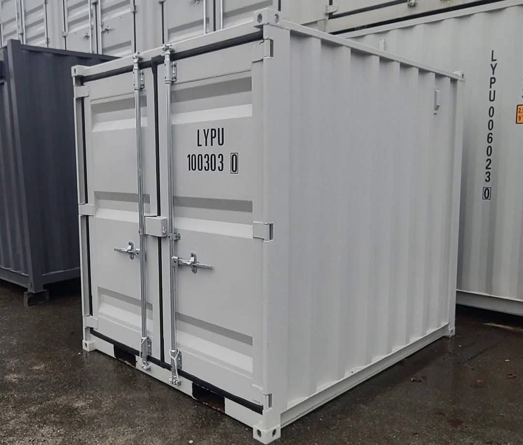 Contenedor Marítimo de 8 Pies Nuevo – Blanco (RAL 9010)