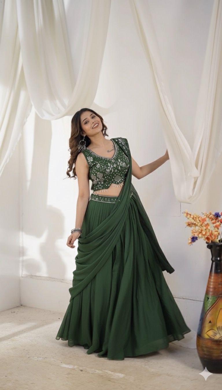 Amazing Crop-Top Lehenga Collection 💃