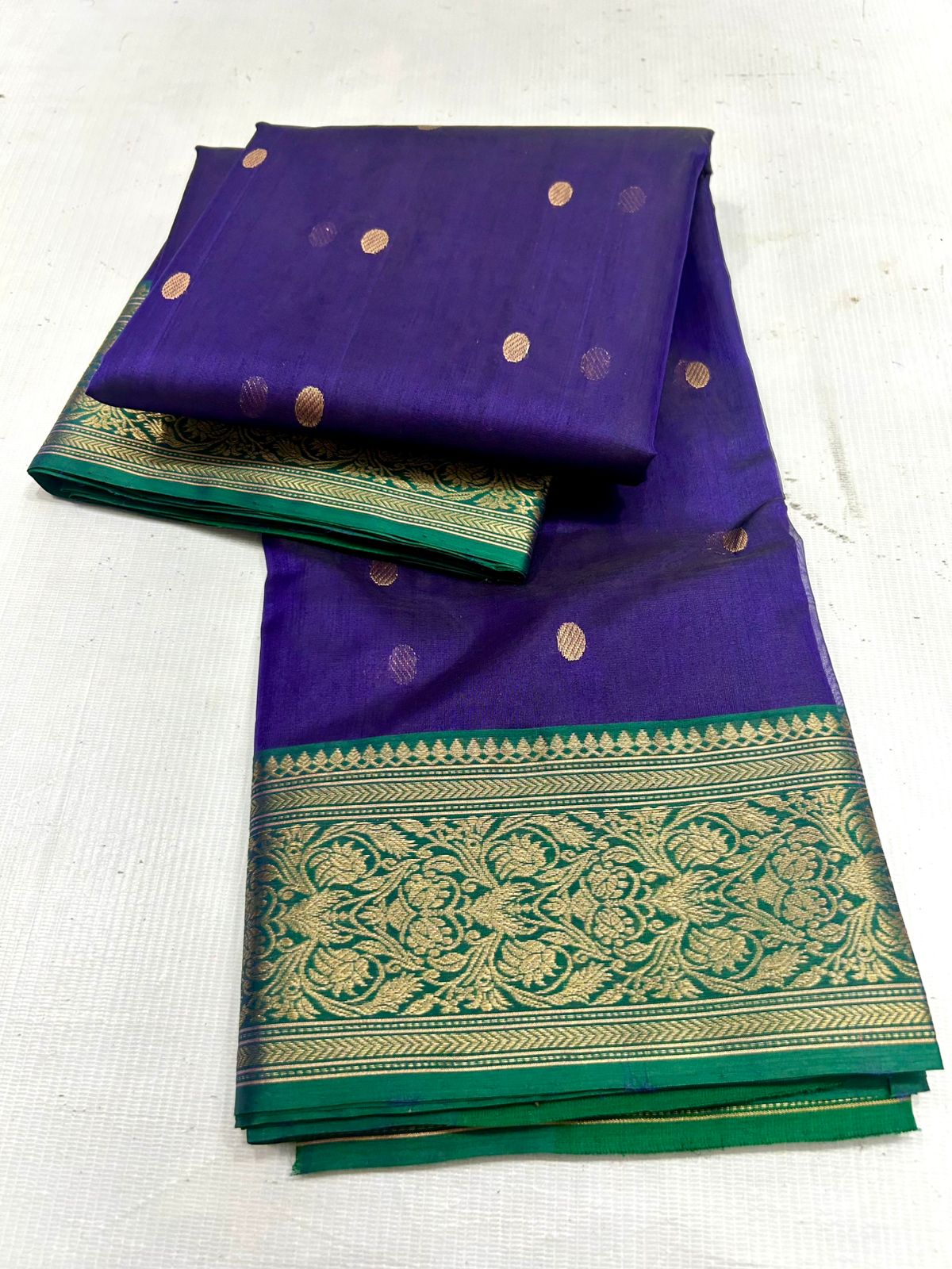 Royal Purple Silk Saree