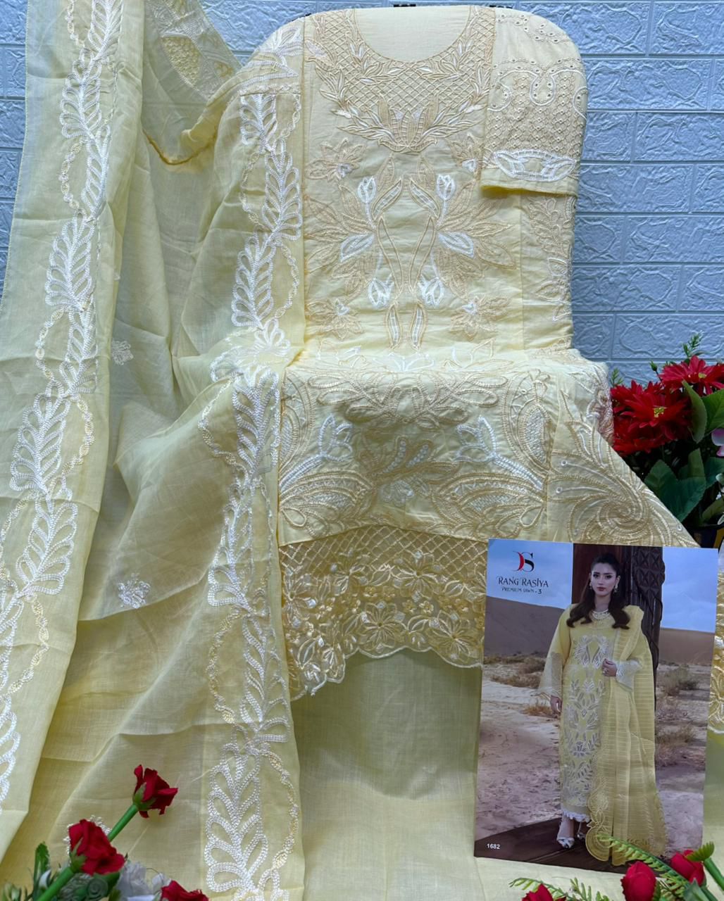 Rang Rasiya Premium Lawn 3 Piece Suit