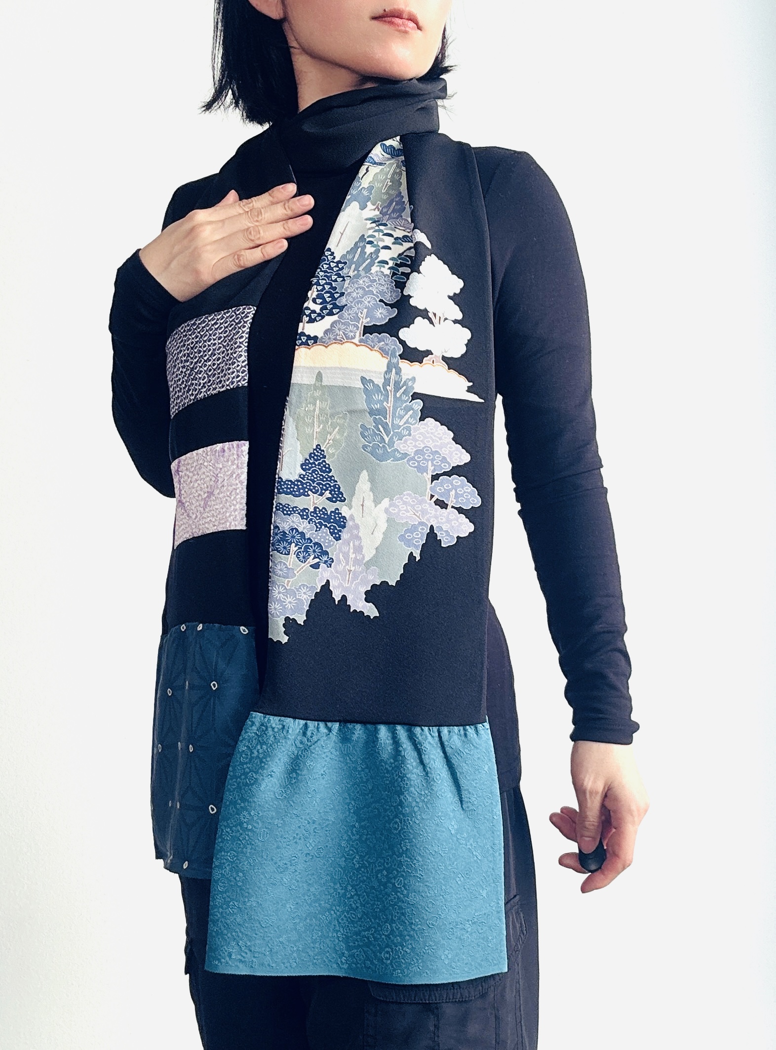 Patchwork Artistic Scarf