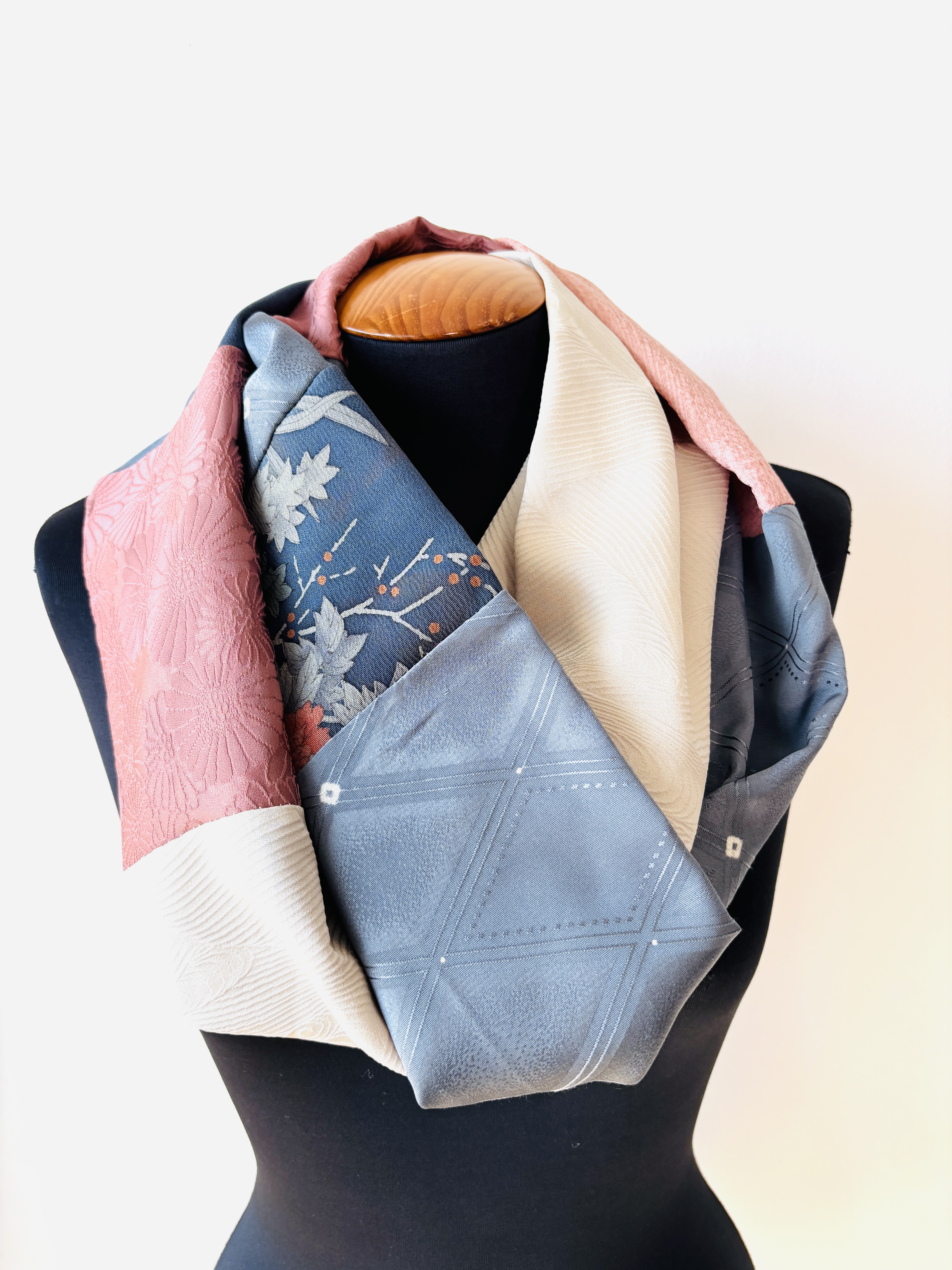 Patchwork Silk Scarf