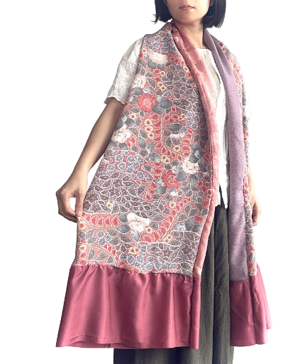 Elegant kimono silk Shawl