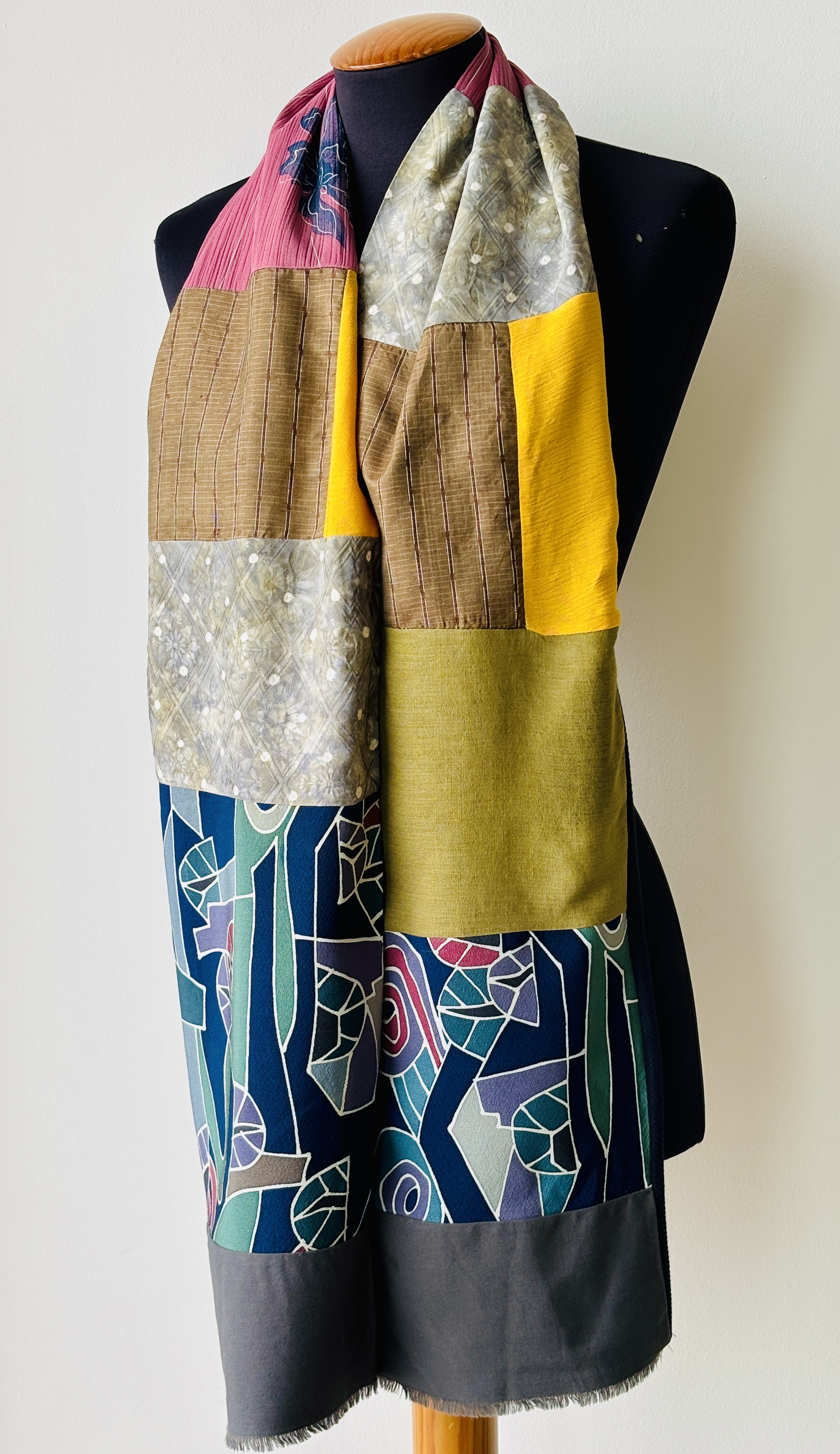 Patchwork Kimono Scarf