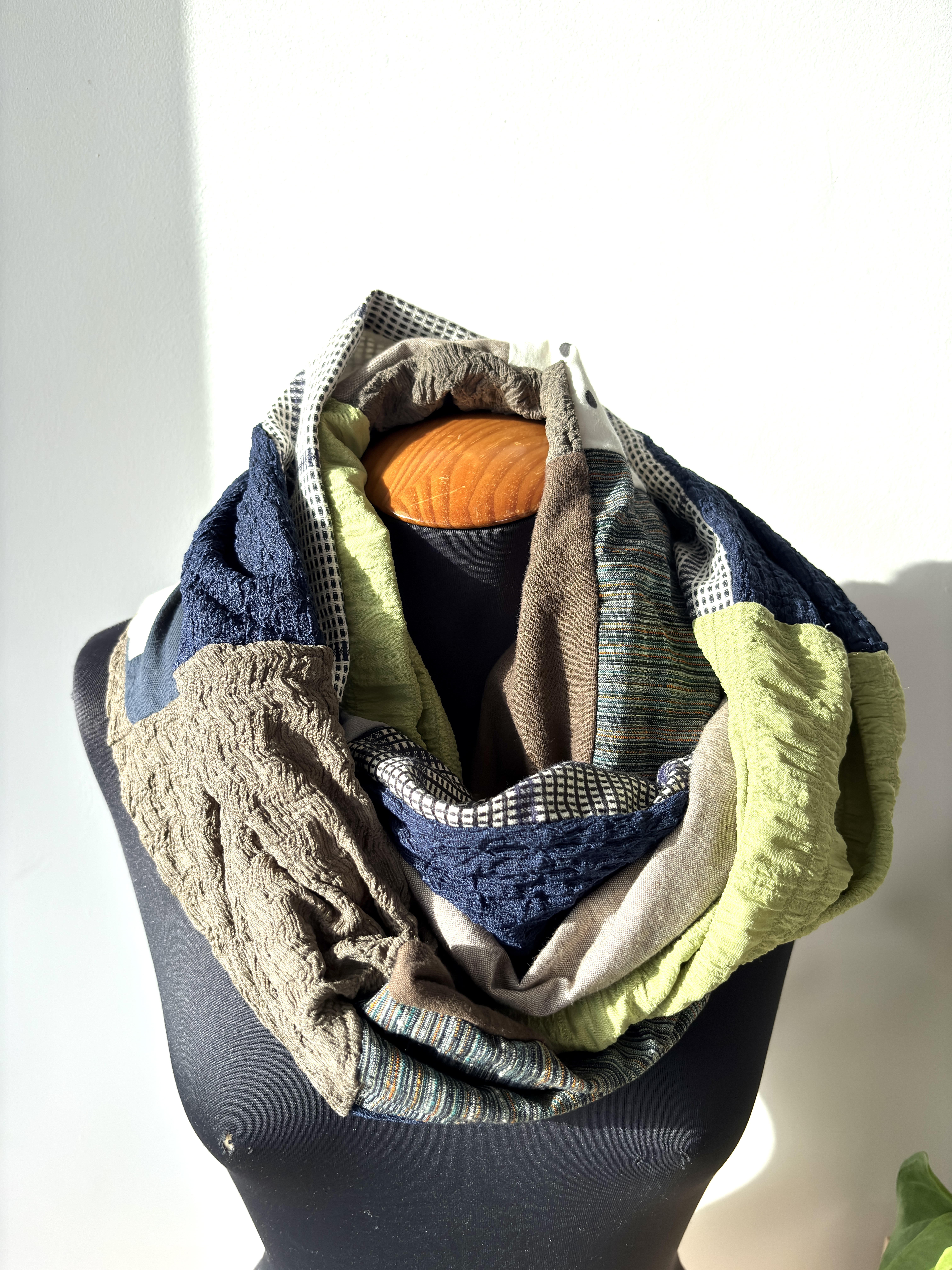 Patchwork Infinity Scarf