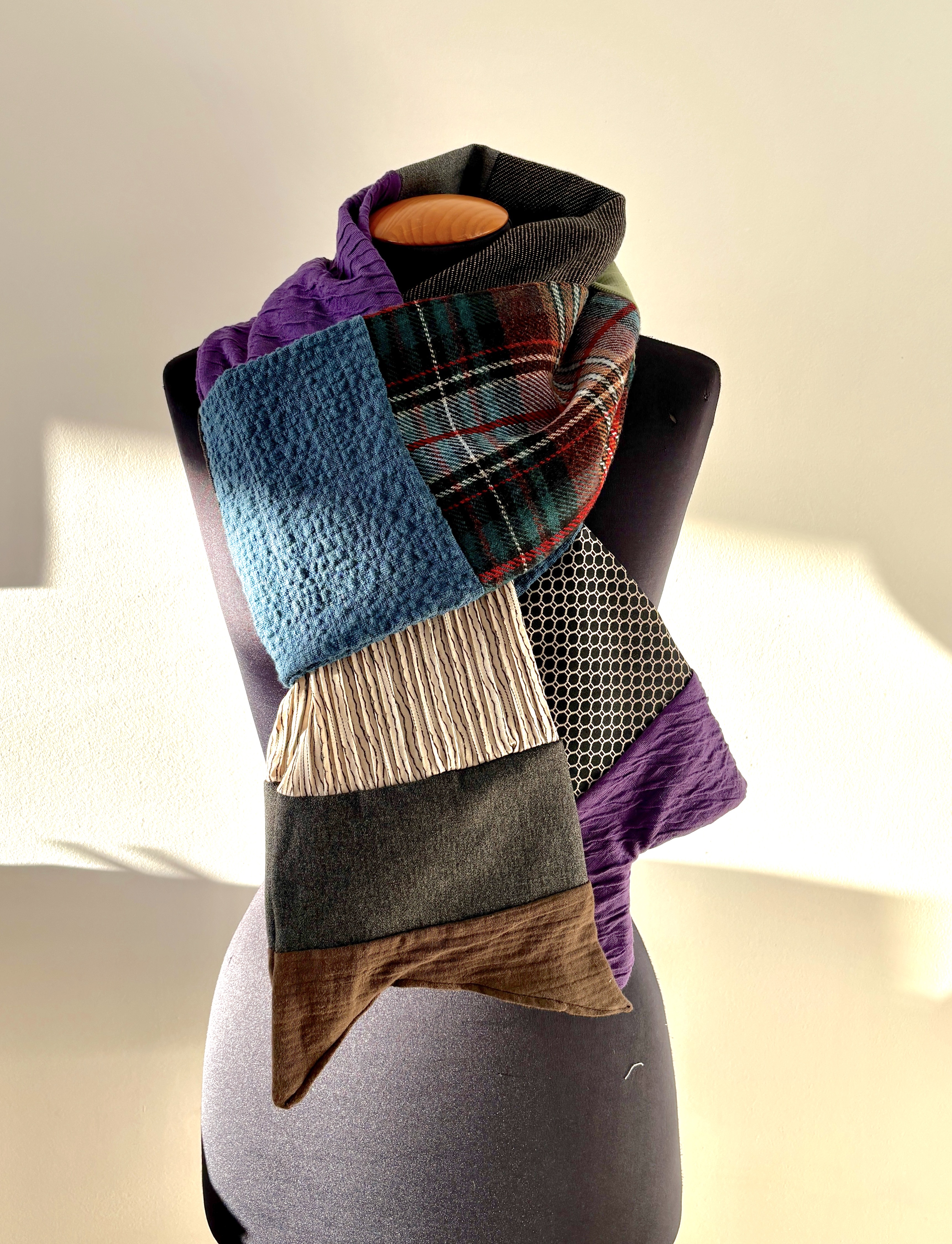 Patchwork Winter Scarf