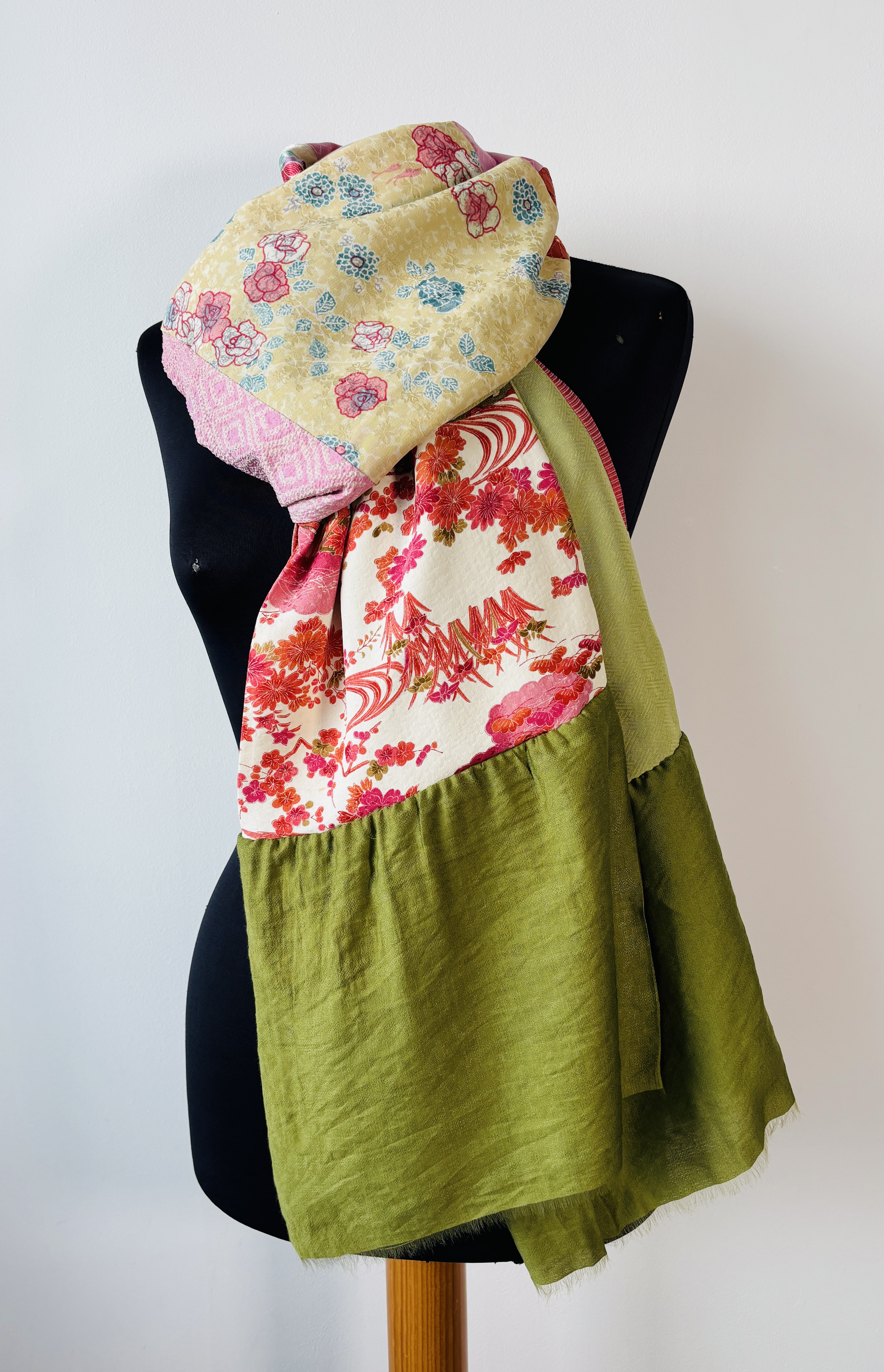 Patchwork Kimono Scarf