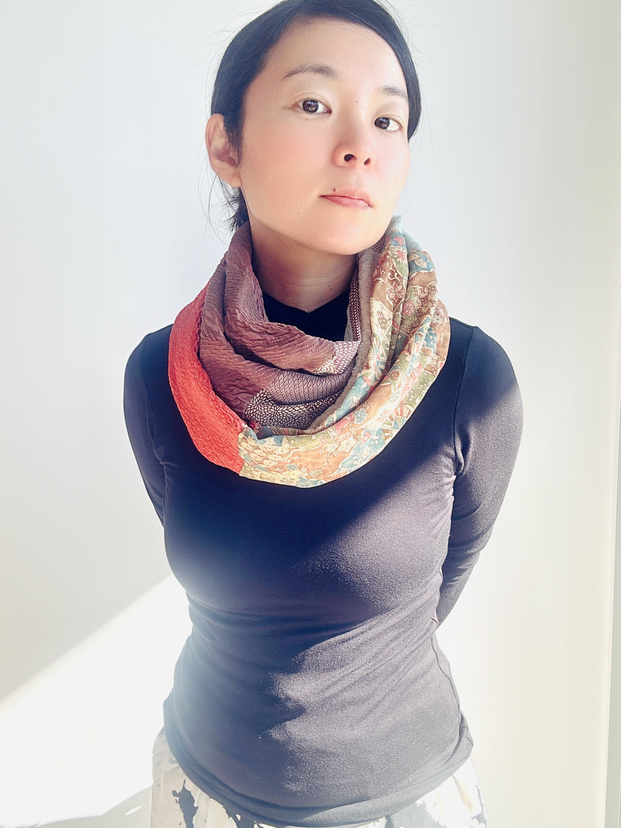 Patchwork Infinity Scarf