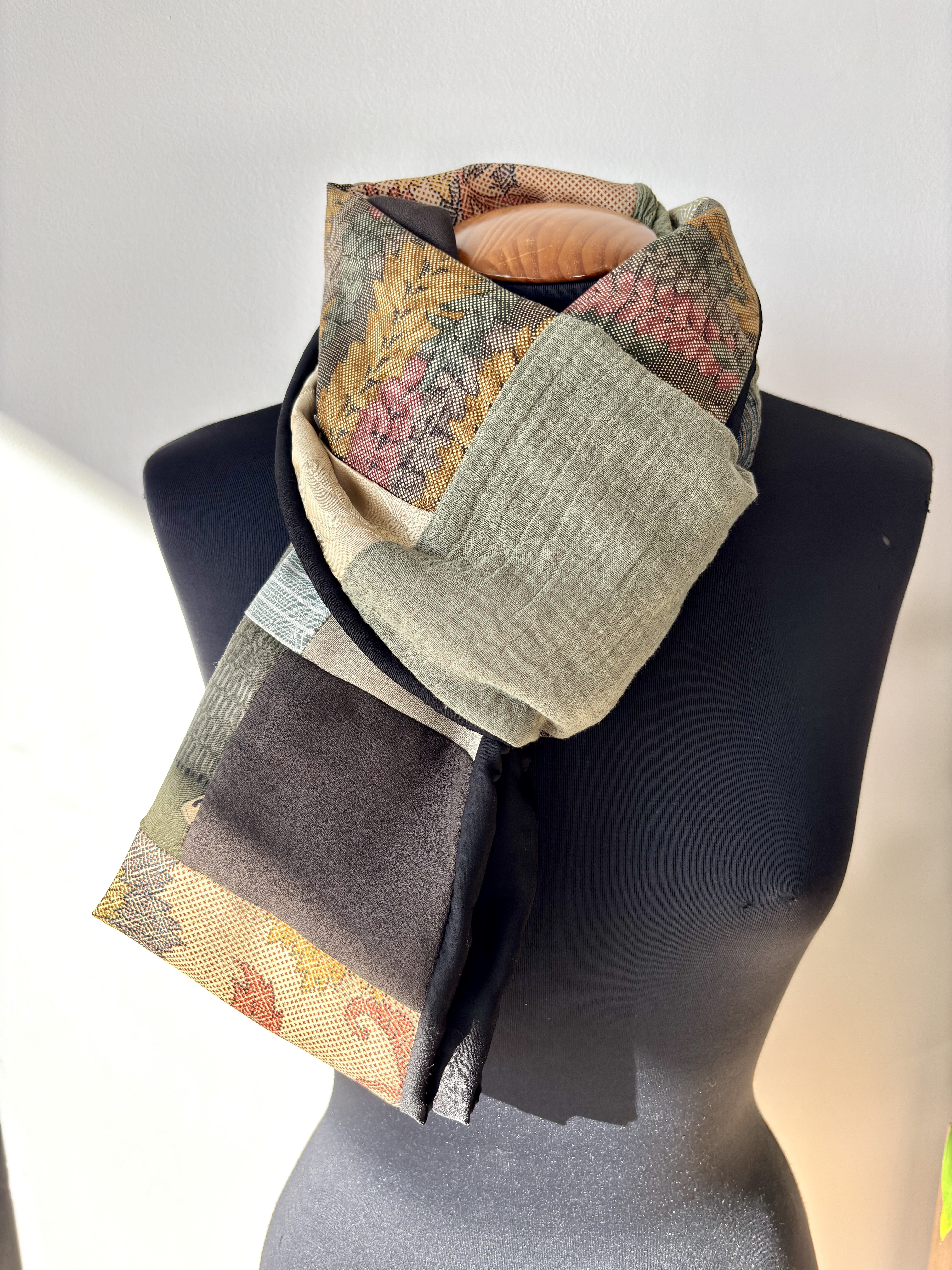 Patchwork Infinity Scarf