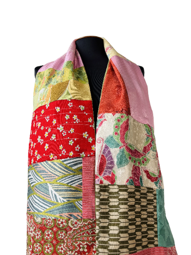 Patchwork Kimono Scarf