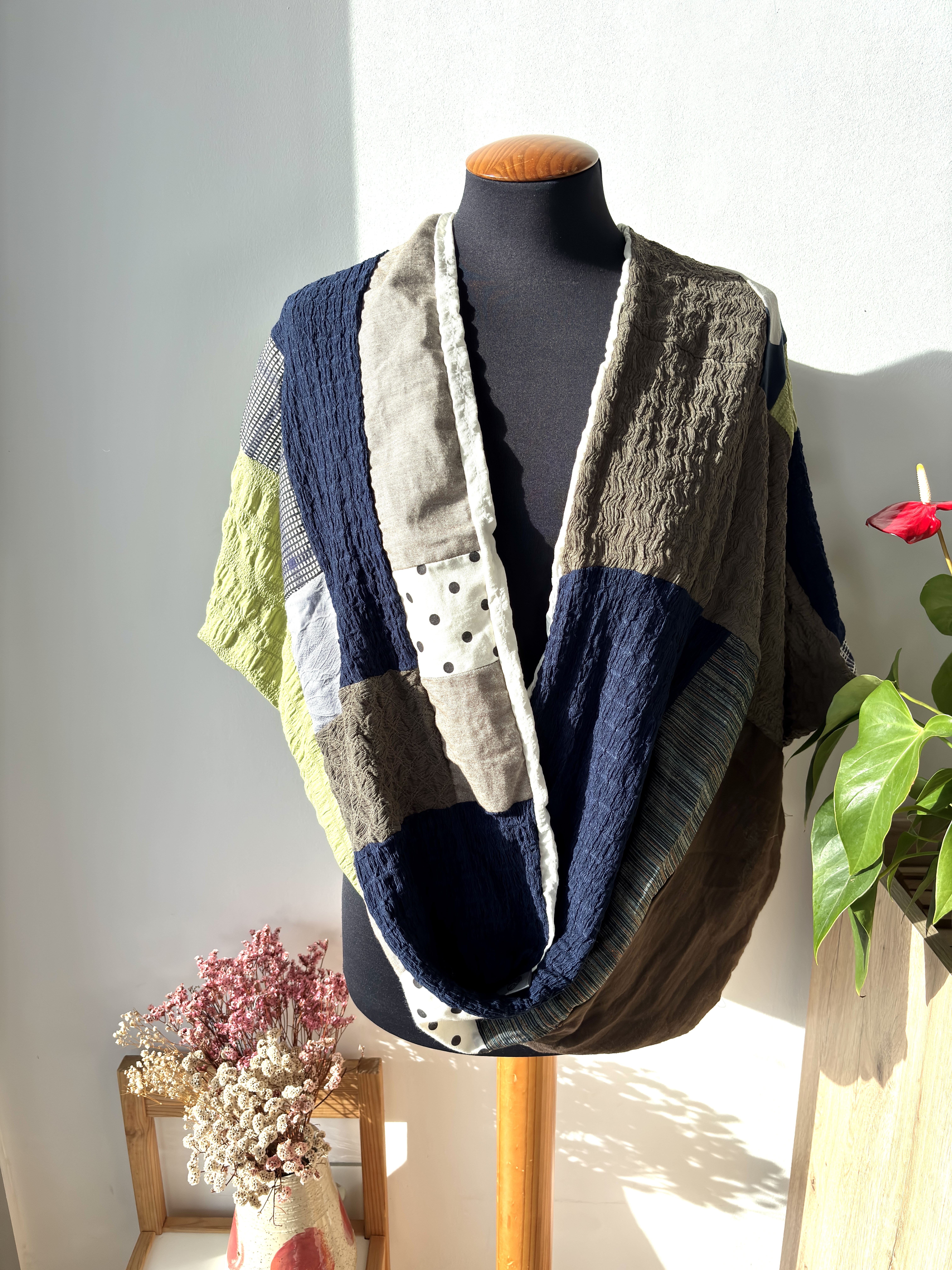 Patchwork Infinity Scarf