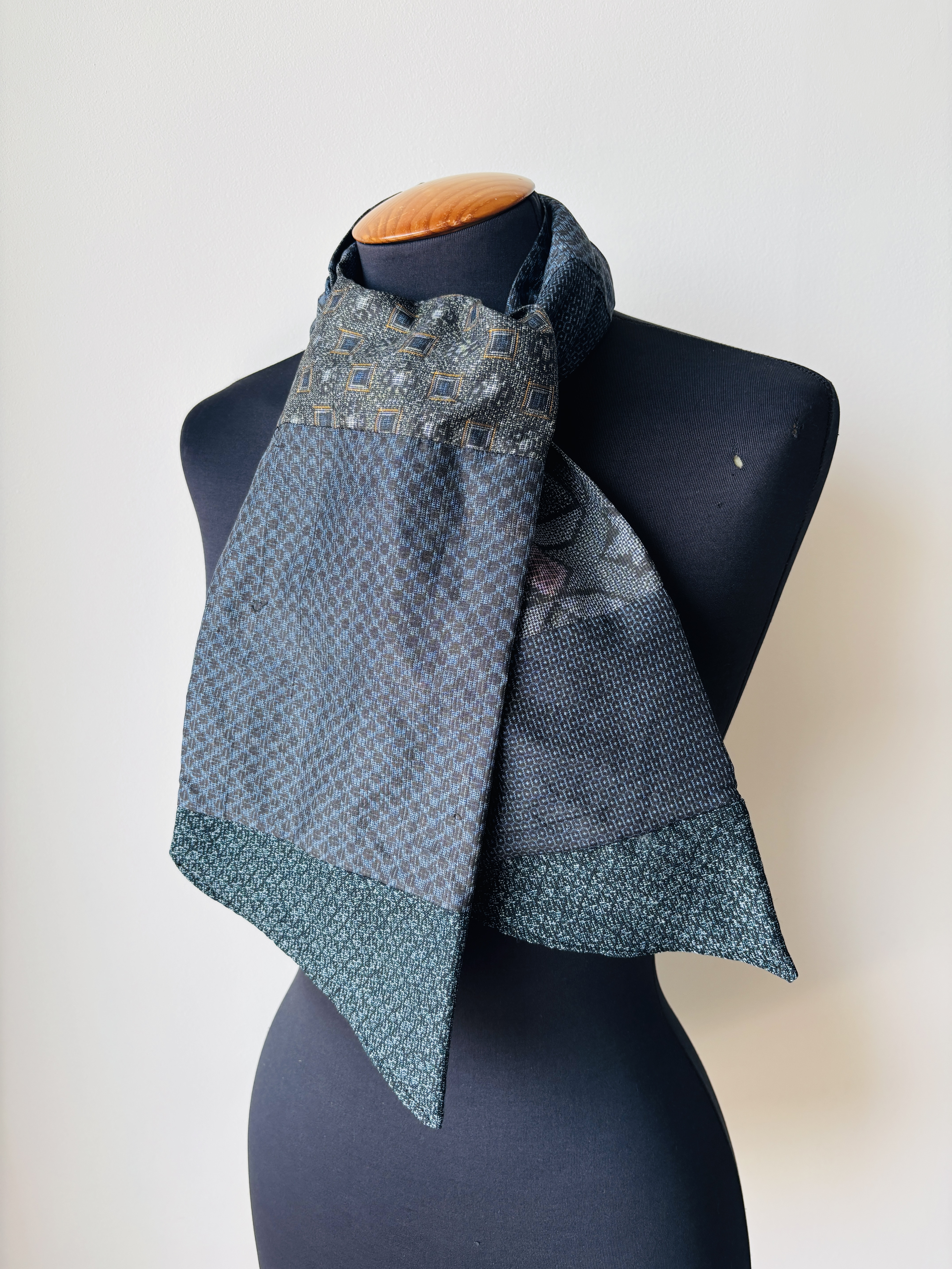 Patchwork silk Scarf