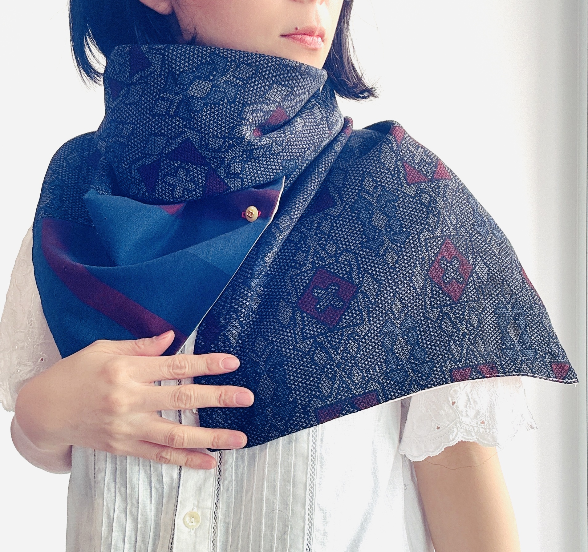 Patchwork Wool Shawl