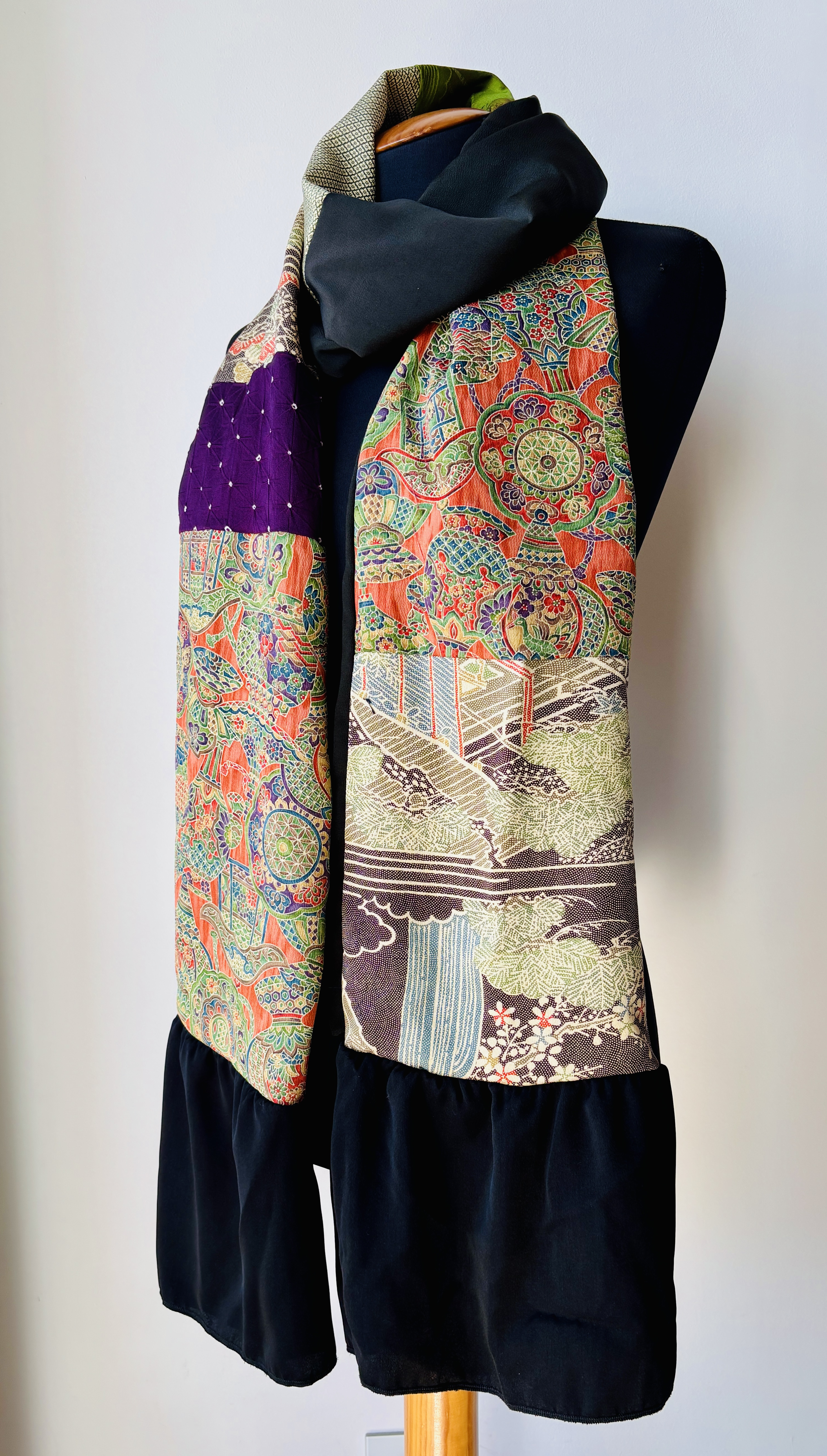 Patchwork Kimono Scarf
