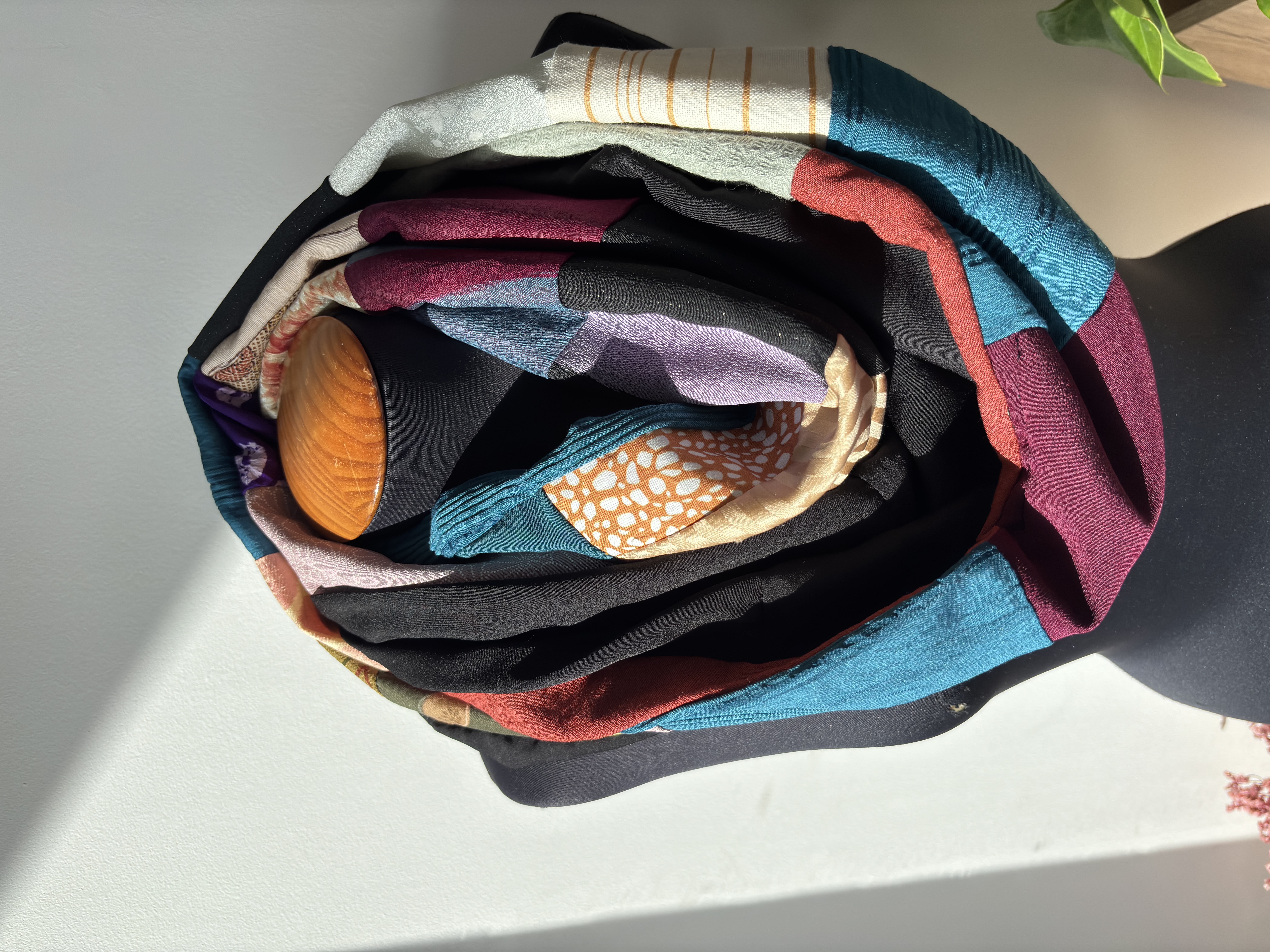 Patchwork Silk Scarf