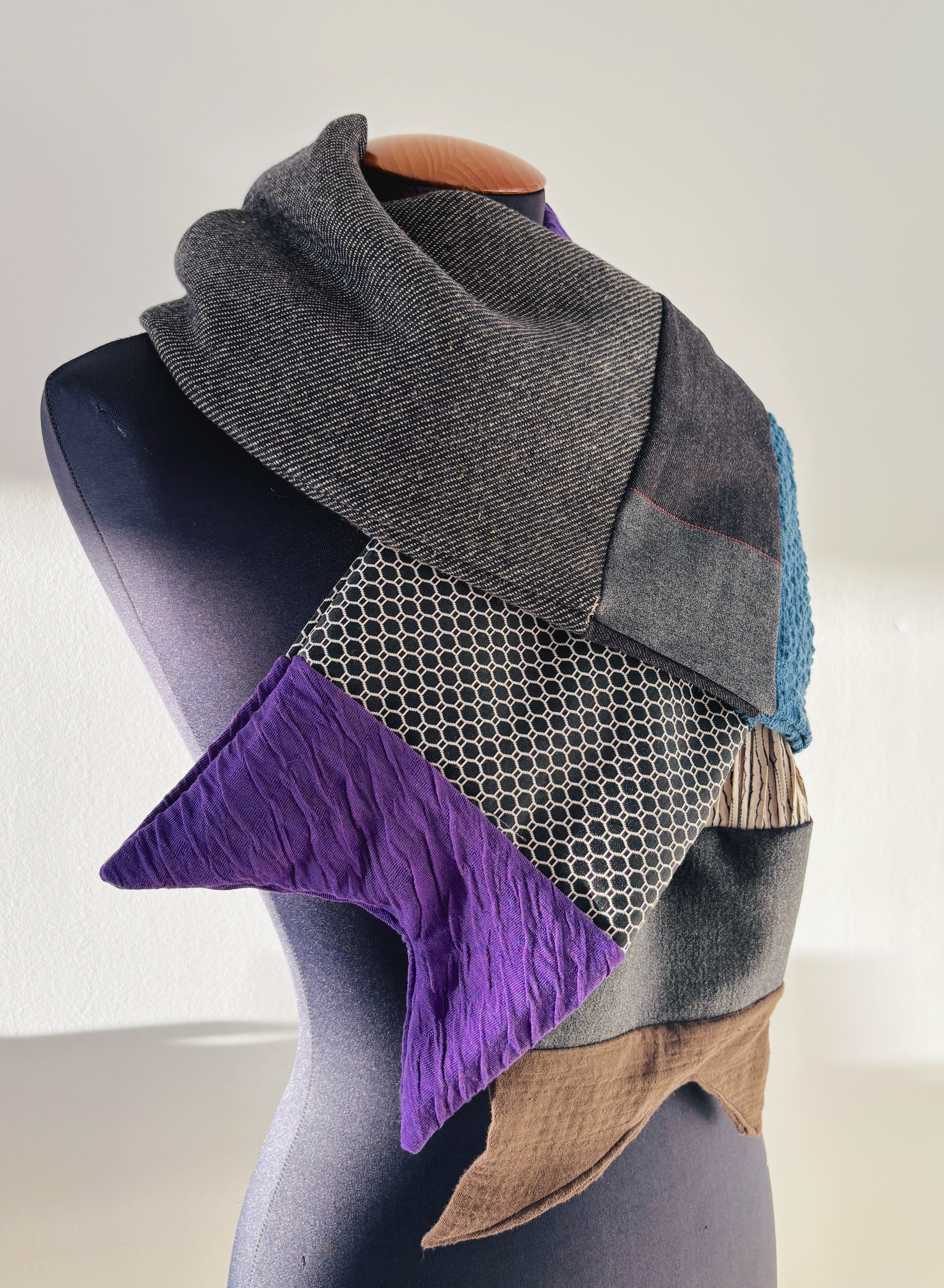 Patchwork Winter Scarf
