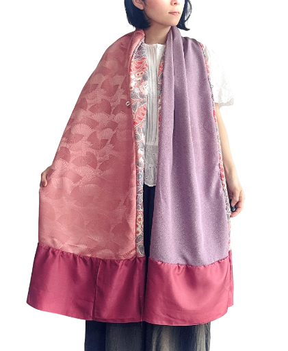 Elegant kimono silk Shawl