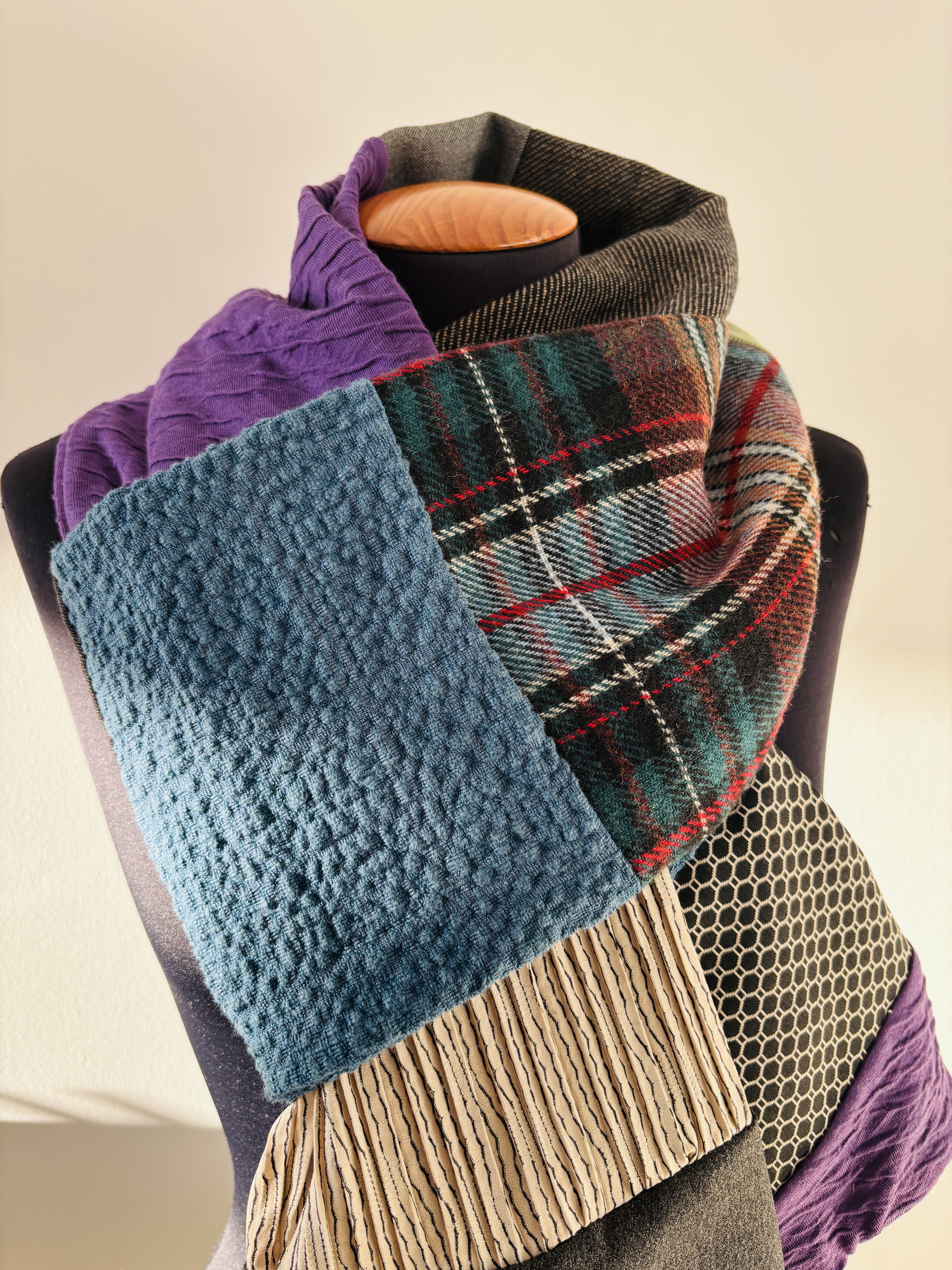 Patchwork Winter Scarf