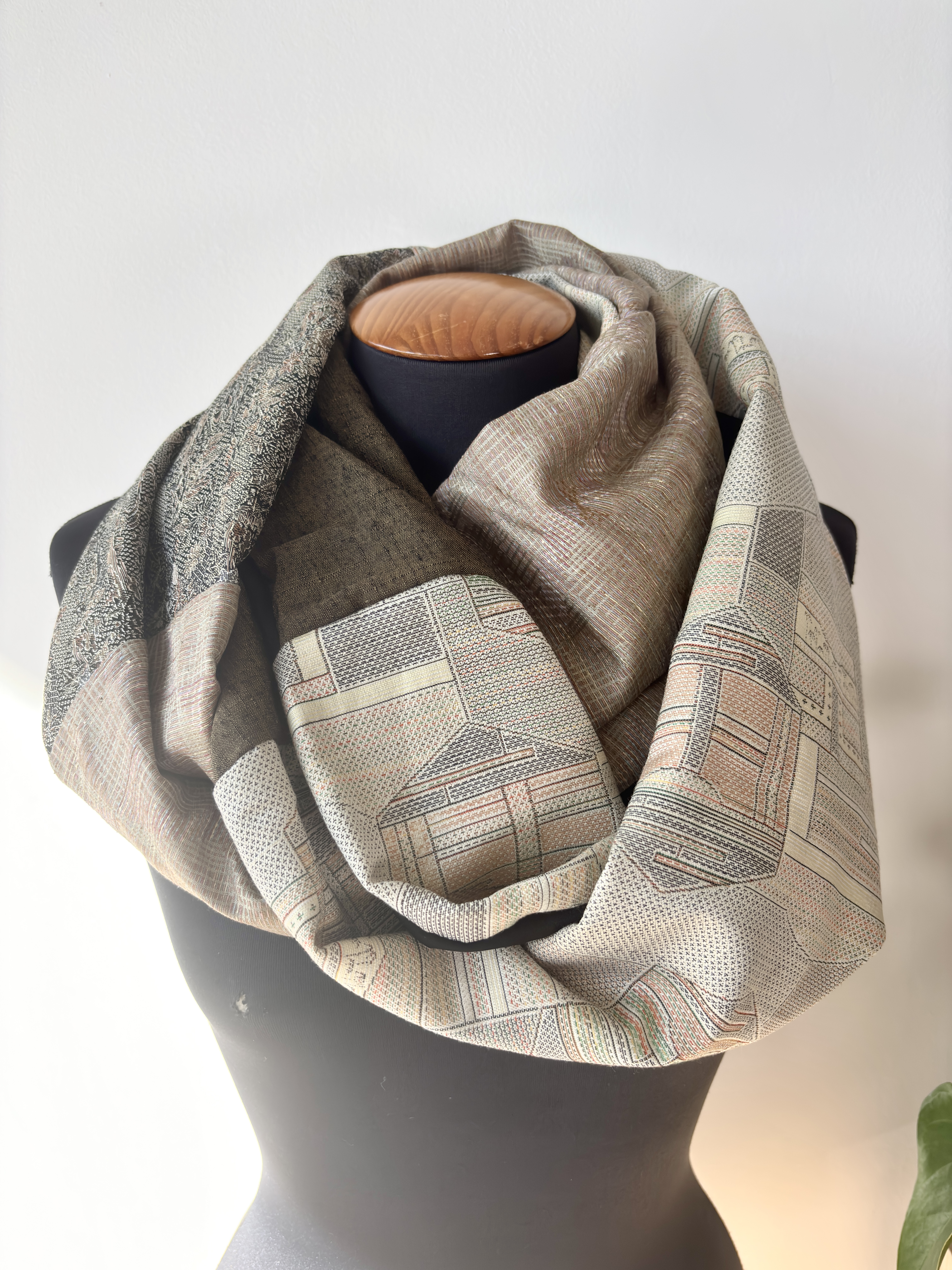 Patchwork Infinity Scarf