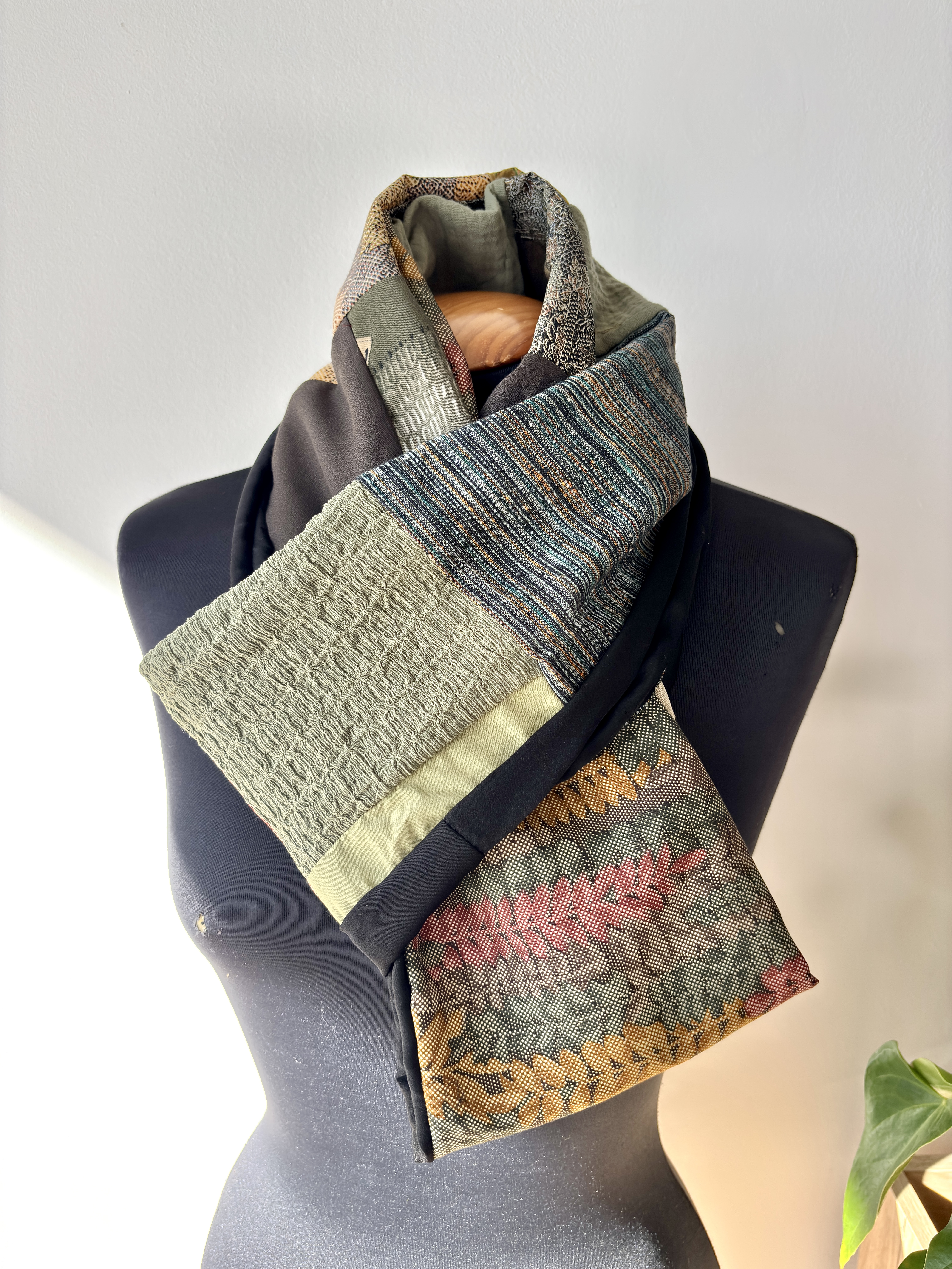 Patchwork Infinity Scarf