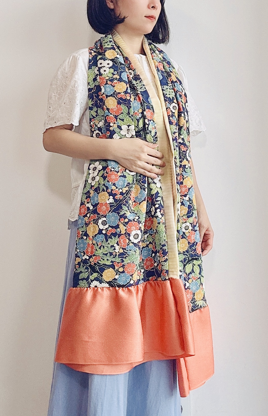 Floral Pattern Shawl