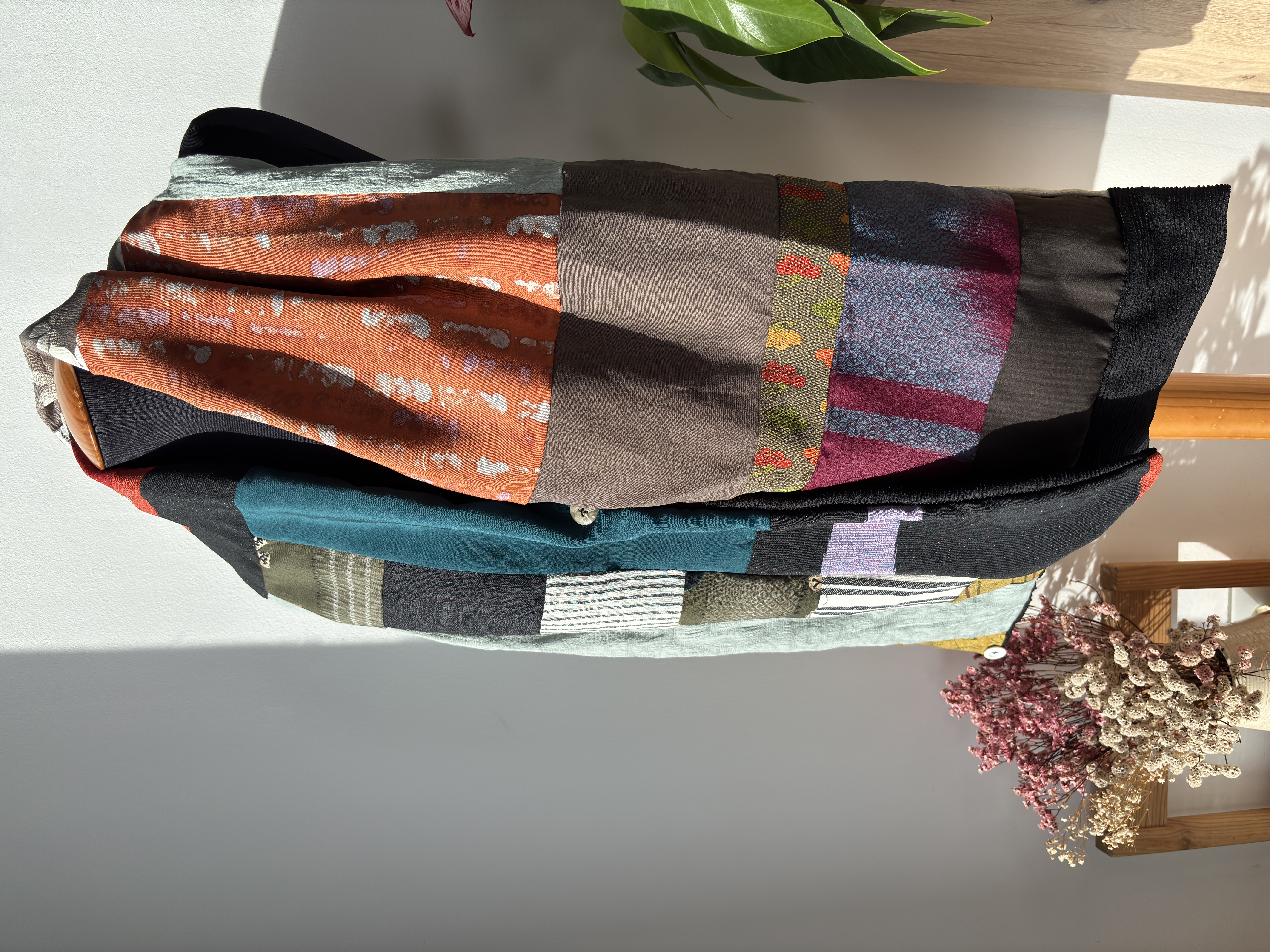 Patchwork kimono Scarf