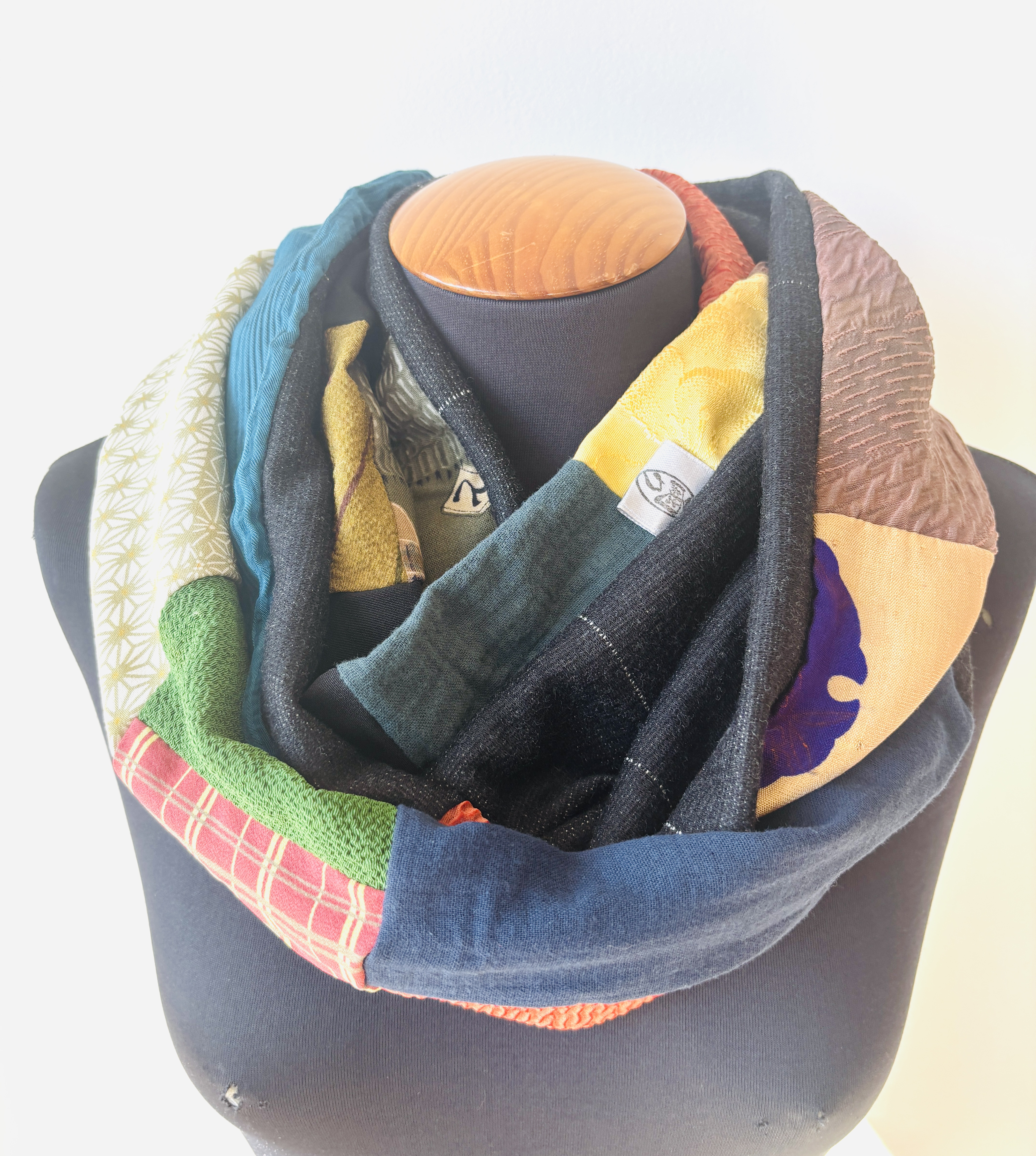 Patchwork kimono Scarf
