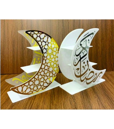 Ramadan Crescent Display Shelf