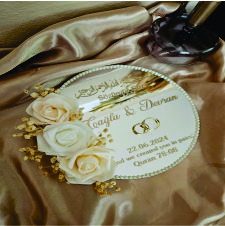 Elegant Decorative Wedding Plaque