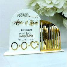 Personalized Wedding Table Decor