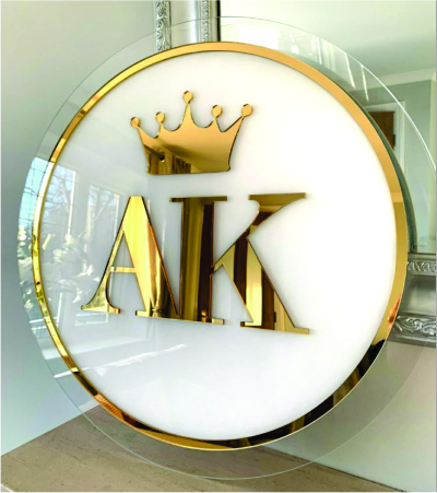 Luxury Monogram Wall Sign