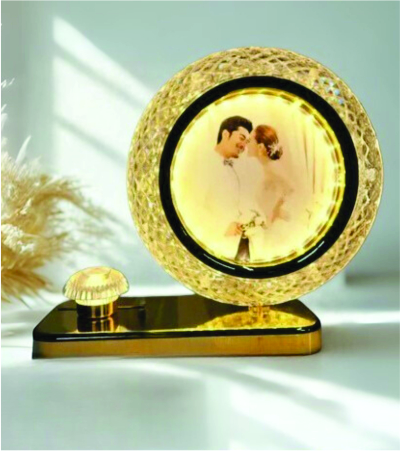 Golden LED Photo Frame