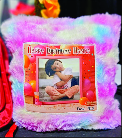 Personalized Birthday Cushion