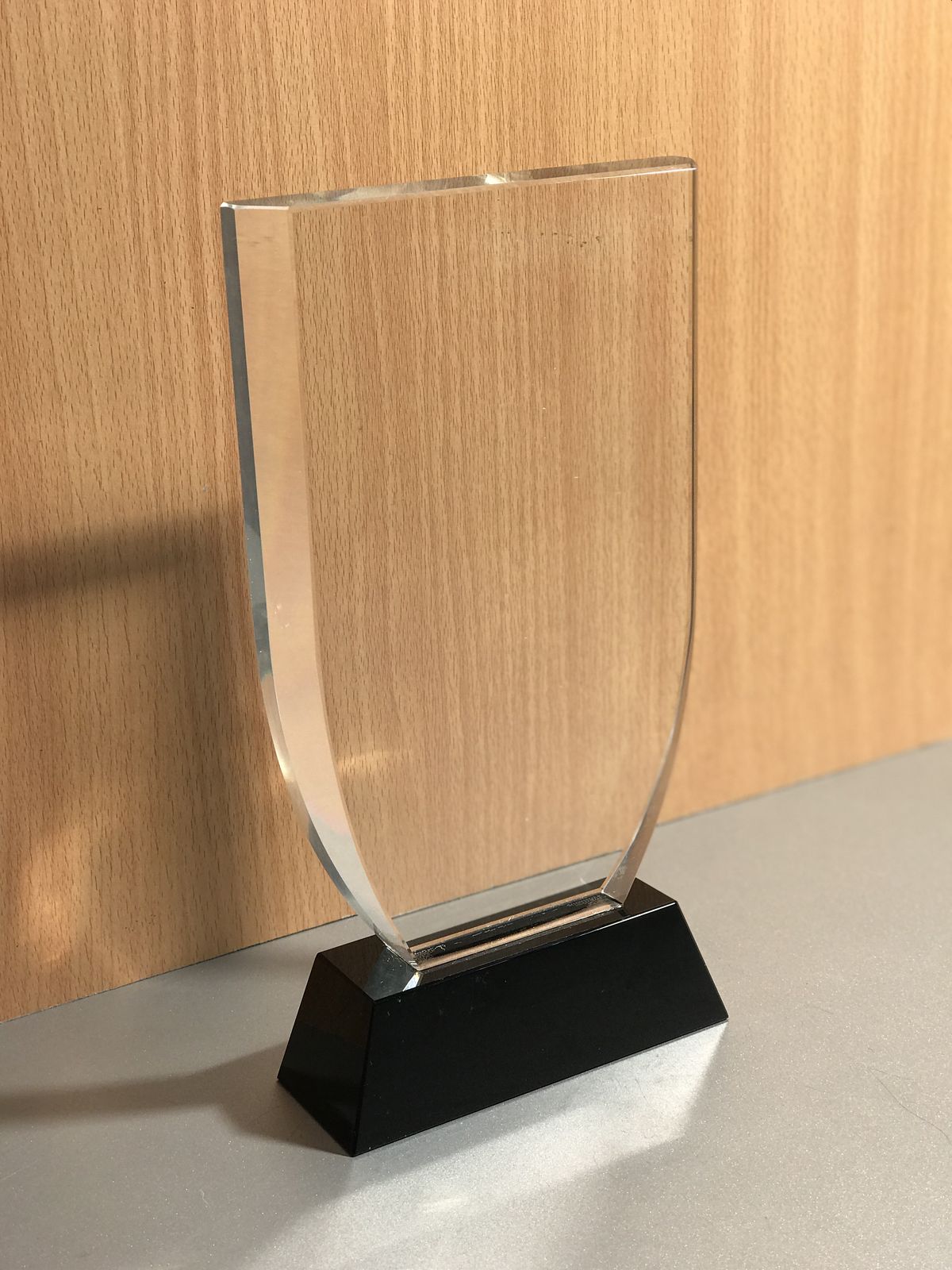Acrylic Shield Trophy