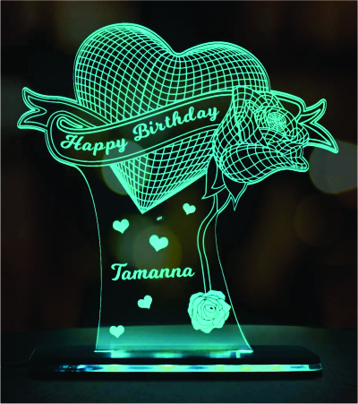 Personalized LED Birthday Gift Plaque