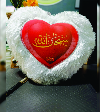 Heart-Shaped Decorative Cushion