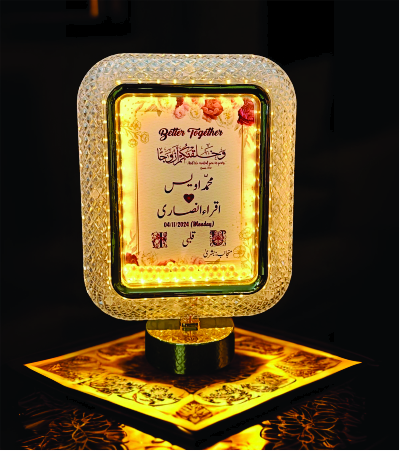 Illuminated Wedding Table Decor