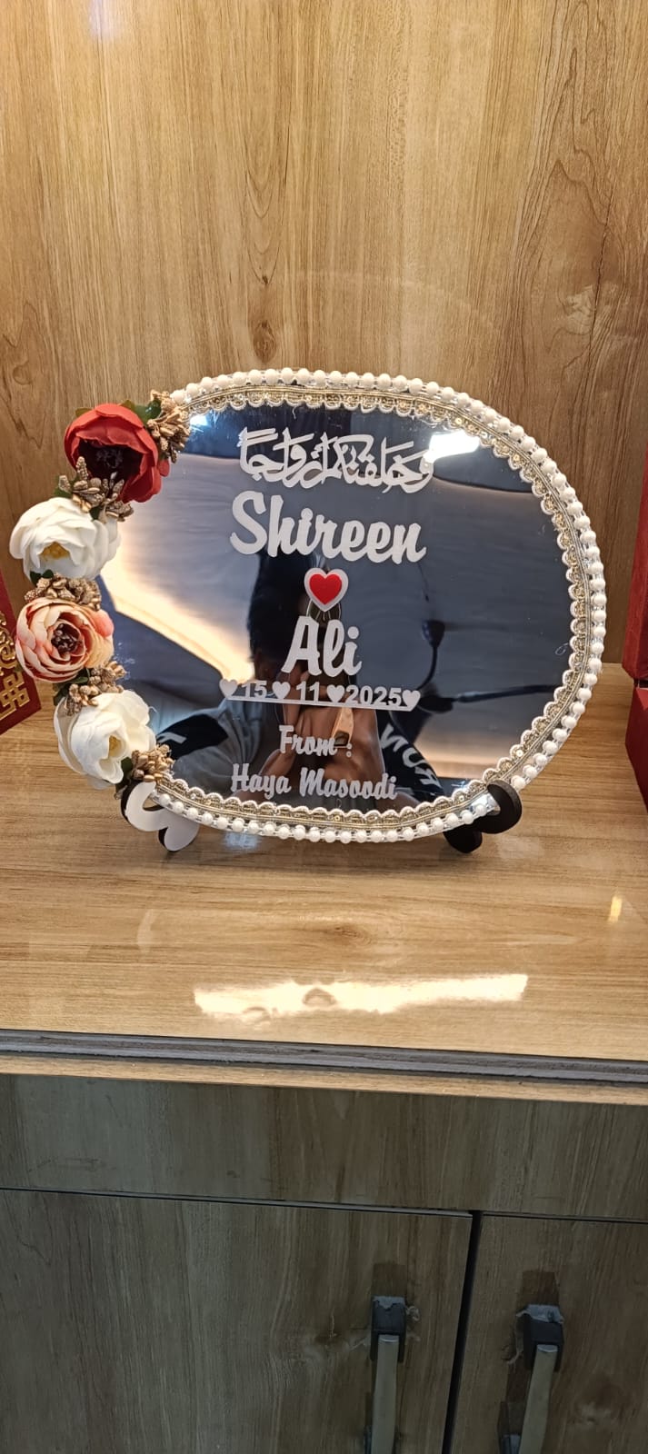 Personalized Mirror Gift Plaque