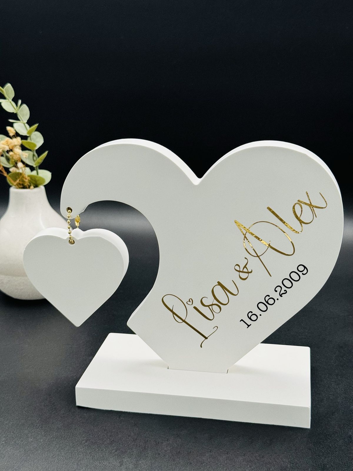 Personalized Heart-Shaped Keepsake