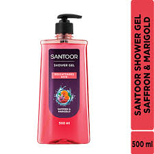 Santoor Shower Gel Saffron & Marigold 500 ml