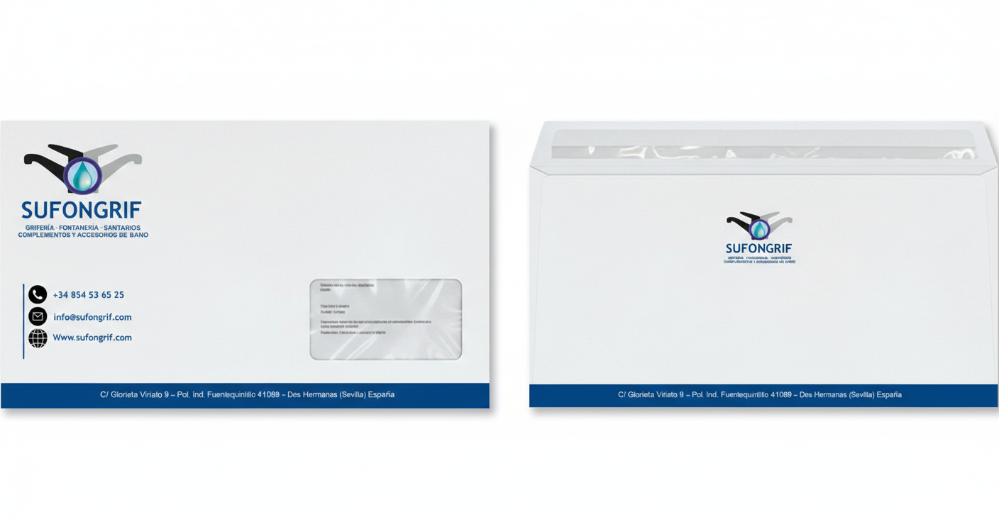 SOBRES COMERCIALES Y AMERICANOS (CON VENTANA Y SIN VENTANA)