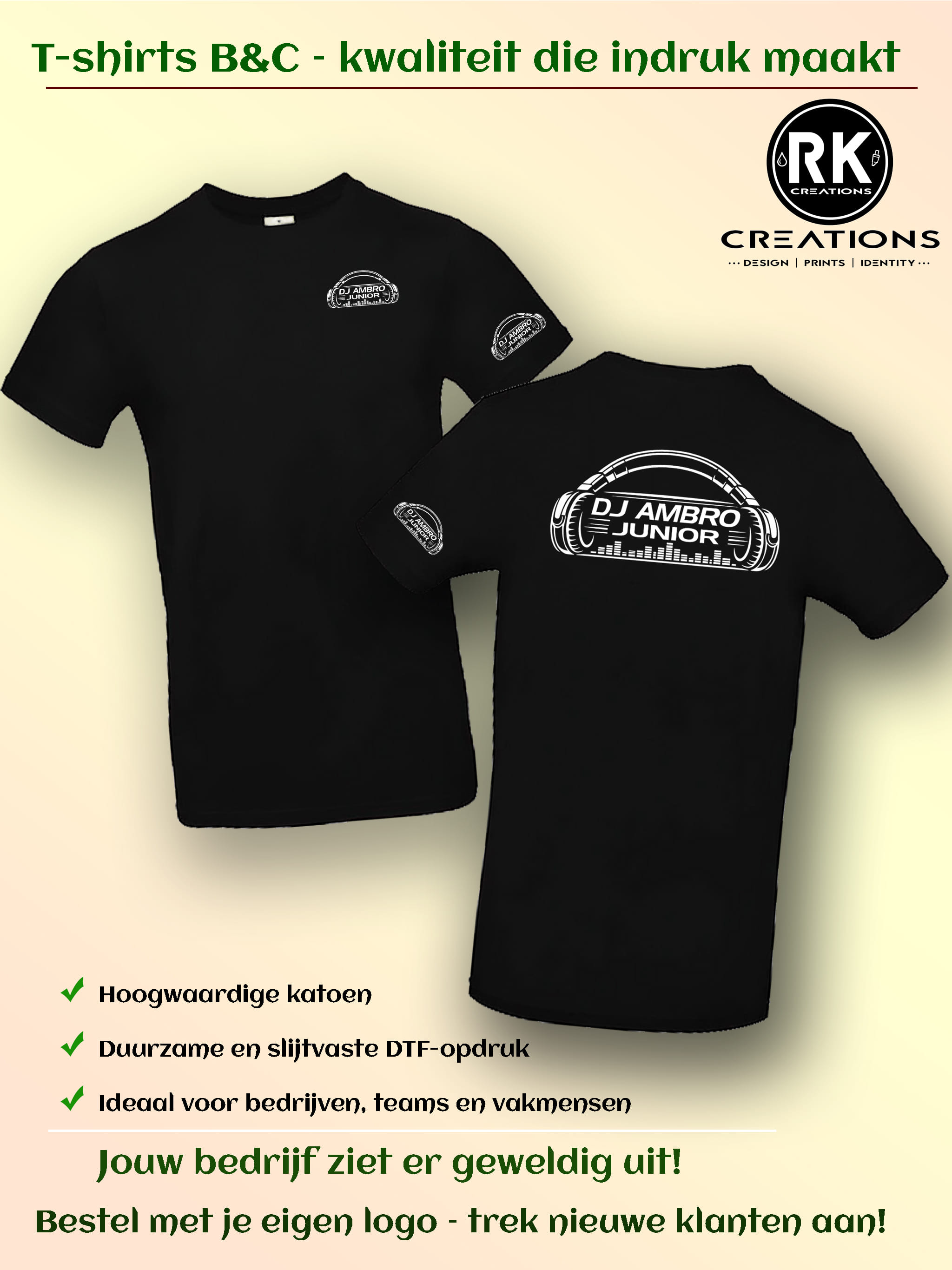 Zestaw odzieży z własnym logo DJ AMBRO